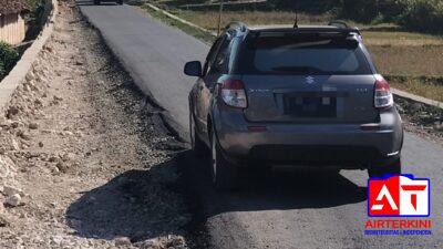 PPK Blak-blakan Soal Ketebalan Aspal Proyek Rekonstruksi Jalan Ruas La’bo- Kondoran