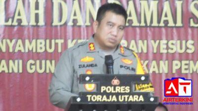 Keluarga Besar Polres Torut Gelar Natal Bersama