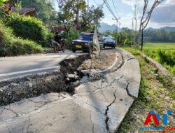 Berita Foto: Sejumlah Proyek Jalan Dikerja ‘Asal Jadi’ di Kecamatan Sanggalangi’