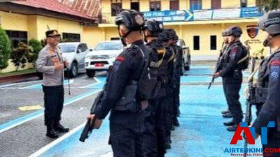 BKO Polda Sulsel dan Brimob Diturunkan Amankan Pemilu di Toraja