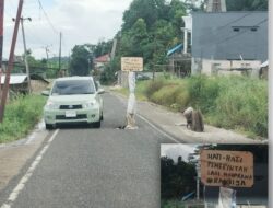 Jalan Aspal Rusak Tak Kunjung Diperbaiki, Pemda Toraja Utara: Itu Jalan Provinsi