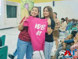 Artis Toraja, Salma Margareth Dapat Doorprize di Acara ‘Nonton Bareng VDB’