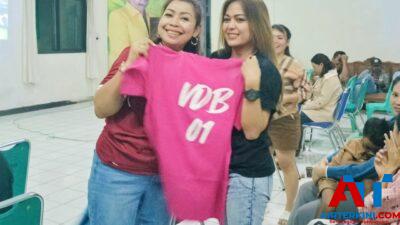 Artis Toraja, Salma Margareth Dapat Doorprize di Acara ‘Nonton Bareng VDB’