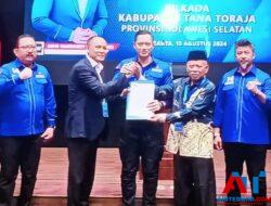 Victor Datuan Batara – Jhon Diplomasi Resmi Diusung Partai Demokrat di Pilkada Tana Toraja 2024