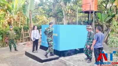 Sumur Bor Buatan Satgas TMMD Ke-12 Akhirnya Dinikmati Masyarakat